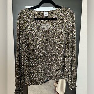 CAbi | Chorus Blouse #4161 Green Multicolor